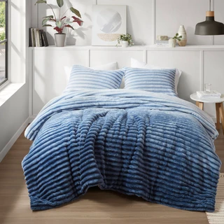 Thumbnail 2: 510 Design 510 Design Avril Fluffy Ribbed Plush Comforter Set 