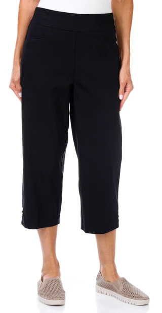 Thumbnail 1: Coral Bay Coral Bay Womens Solid Gold Bar Capris 