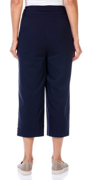 Thumbnail 3: Coral Bay Coral Bay Womens Solid Gold Bar Capris 