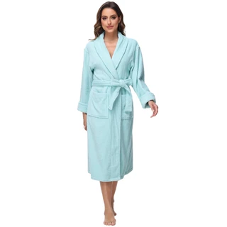 Thumbnail 10: Ink + Ivy INK + IVY Womens Solid Cotton Terry Robe 
