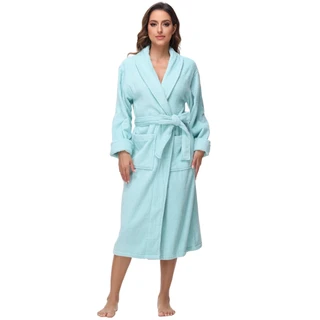 Thumbnail 2: Ink + Ivy INK + IVY Womens Solid Cotton Terry Robe 