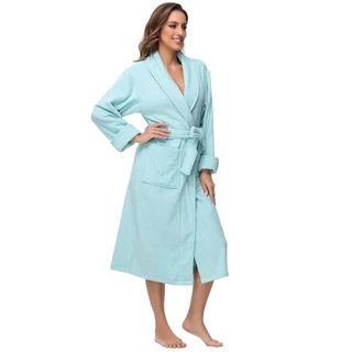 Thumbnail 8: Ink + Ivy INK + IVY Womens Solid Cotton Terry Robe 