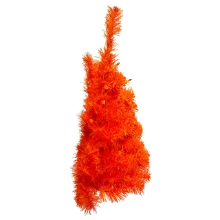 Thumbnail 6: Kurt Adler Kurt Adler 24 in.Pre Lit Incandescent Orange Wall Tree 