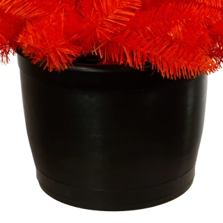 Thumbnail 4: Kurt Adler Kurt Adler 4.5 Foot Orange Potted Tree 