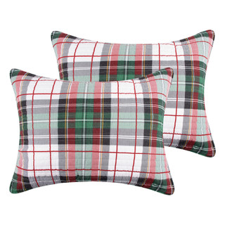 Thumbnail 1: Levtex Home Levtex Home Spencer Plaid Green Standard Sham Set of 2 