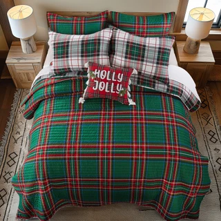 Thumbnail 4: Levtex Home Levtex Home Spencer Plaid Green Standard Sham Set of 2 