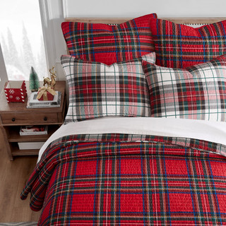 Thumbnail 20: Levtex Home Levtex Home Spencer Plaid Reversible Bedspread 