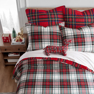 Thumbnail 15: Levtex Home Levtex Home Spencer Plaid Reversible Bedspread 