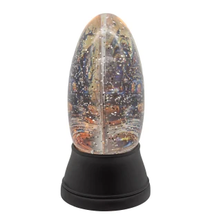 Thumbnail 4: Kurt Adler Kurt Adler 6.5 In. Halloween Village Scene Water Lantern 