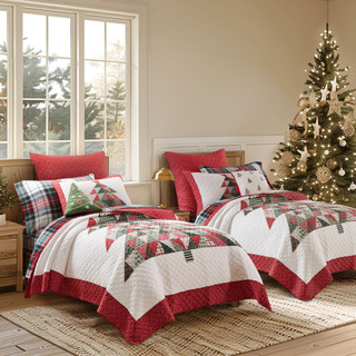 Thumbnail 6: Levtex Home Levtex Home Patchwork Pine Reversible Quilt Set 