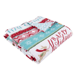 Thumbnail 2: Levtex Home Levtex Home Ho Ho Holidays Reversible Quilted Throw 