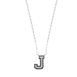 Thumbnail 2: City by City City By City Varsity Letter J Initial Necklace 