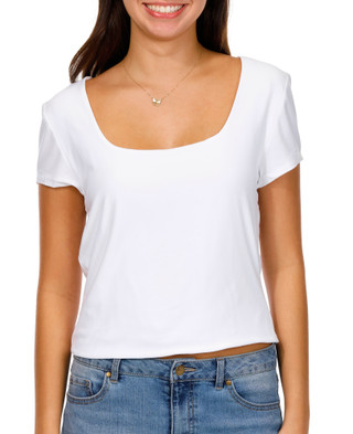 Thumbnail 1: 7TH & HUDSON 7th & Hudson Juniors Solid Short Sleeve Tshirt 