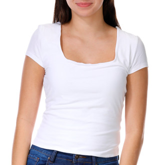 Thumbnail 1: 7TH & HUDSON 7th & Hudson Juniors Solid Short Sleeve Tshirt 