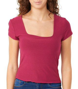 Thumbnail 1: 7TH & HUDSON 7th & Hudson Juniors Solid Short Sleeve Tshirt 