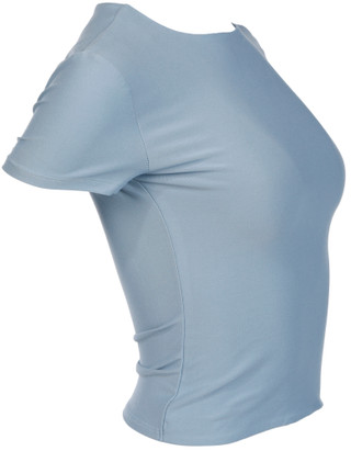 Thumbnail 2: 7TH & HUDSON 7th & Hudson Juniors Solid Short Sleeve Double Layer Top 