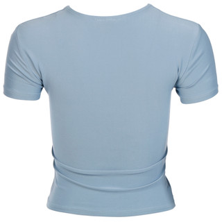 Thumbnail 3: 7TH & HUDSON 7th & Hudson Juniors Solid Short Sleeve Double Layer Top 
