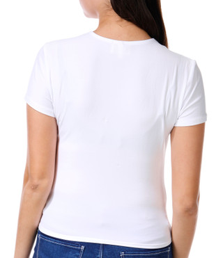 Thumbnail 5: 7TH & HUDSON 7th & Hudson Juniors Solid Short Sleeve Double Layer Top 