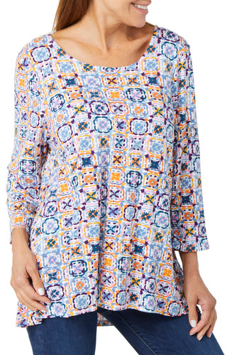 Thumbnail 1: BLUE/ ORANGE MULTI