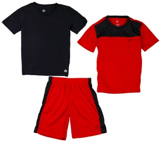 Thumbnail 1: RBX RBX Little Boys Active 3 Pc Short and Shirts Set 