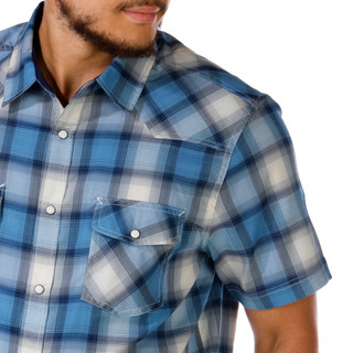 Thumbnail 4: FLAG AND ANTHEM Men's Print Buttoned Short Sleeve Shirt 
