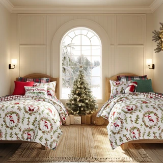 Thumbnail 6: Levtex Home Levtex Home Reversible Pine & Plaid Quilt Set 