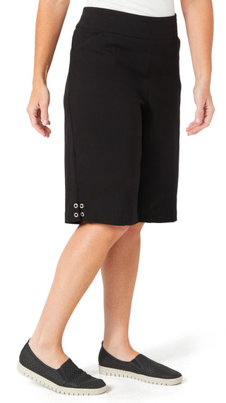Thumbnail 6: Coral Bay Coral Bay Womens Double Grommet Bermuda Shorts 