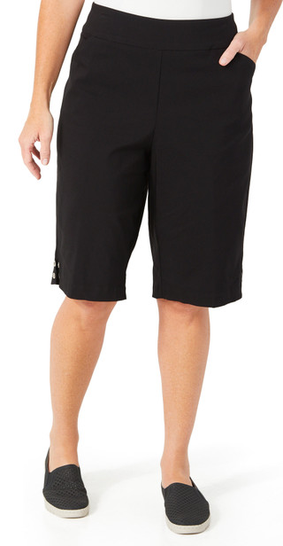 Thumbnail 2: Coral Bay Coral Bay Womens Double Grommet Bermuda Shorts 