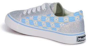 Thumbnail 3: Mudd Girls Glitter Floral Casual Sneakers 