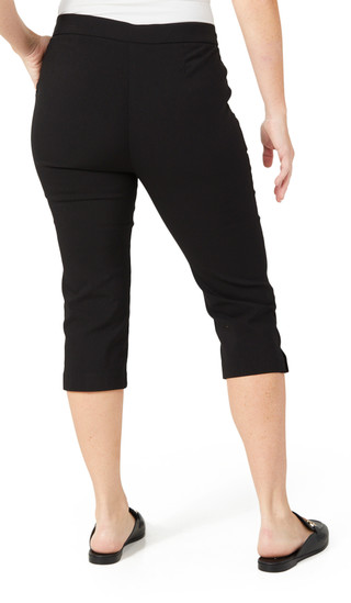 Thumbnail 2: Counterparts Counterparts Petite Solid Chain Waist Capris 