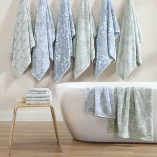 Thumbnail 10: TOMMY BAHAMA Tommy Bahama 6 Pc. Linear Palms Terry Towel Set 
