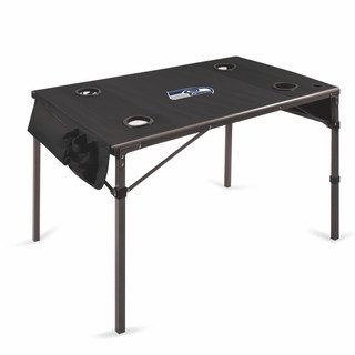 Thumbnail 1: SEATTLE SEAHAWKS NFL Seattle Seahawks Travel Portable Folding Table & Bag 