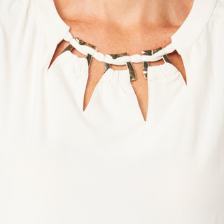 Thumbnail 3: ZAC AND RACHEL Zac & Rachel Womens Sleeveless Hardware Neck Top 