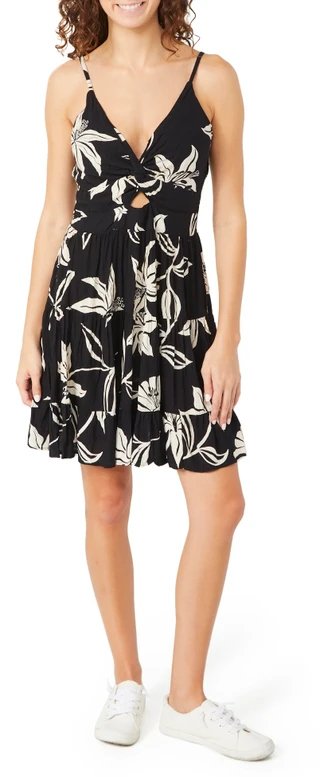 Thumbnail 3: Angie Angie Juniors Sleeveless Front Twist Mini Dress 