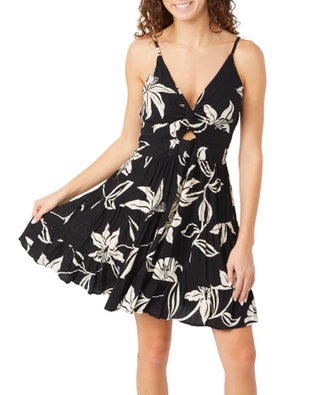 Thumbnail 1: Angie Angie Juniors Sleeveless Front Twist Mini Dress 