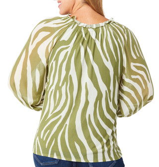 Thumbnail 2: OLIVE/ IVORY MULTI