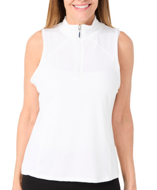 Thumbnail 2: Jessica Simpson Jessica Simpson Womens Sleeveless Active Zip Tank Top 