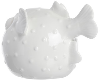 Thumbnail 2: Galt International Galt International 9.5 in Ceramic Pufferfish Figurine 