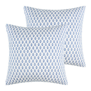 Thumbnail 1: Levtex Home Levtex Home Clara Blue Euro Sham Set of 2 