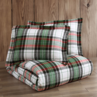 Thumbnail 5: Levtex Home Levtex Home Spencer Plaid Green Comforter Set 