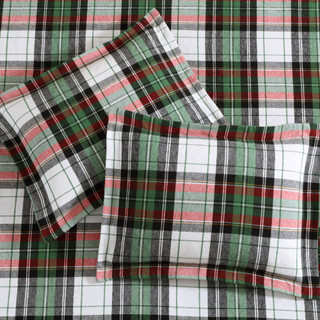 Thumbnail 4: Levtex Home Levtex Home Spencer Plaid Green Comforter Set 