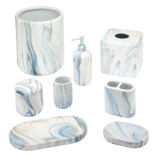 Thumbnail 4: AVANTI Wave Bathroom Collection Vanity Tray 