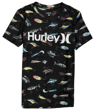 Thumbnail 1: Hurley Hurley Big Boys Active UPF Lure T-Shirt 
