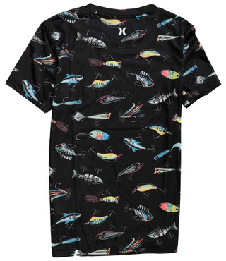 Thumbnail 3: Hurley Hurley Big Boys Active UPF Lure T-Shirt 