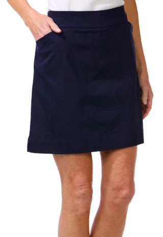 Thumbnail 1: Coral Bay Coral Bay Womens Solid Color Pocket Skort 