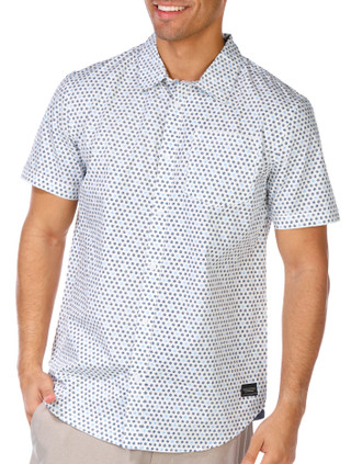 Thumbnail 2: Silver Jeans Co. Silver Jeans Co Mens Short Sleeve Cotton Button Down Shirt 