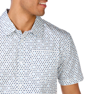 Thumbnail 4: Silver Jeans Co. Silver Jeans Co Mens Short Sleeve Cotton Button Down Shirt 