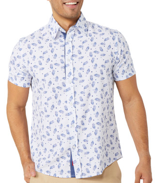 Thumbnail 1: Report Collection Report Collection Mens Pineapple Button Down Shirt 