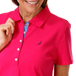 Thumbnail 4: Nautica Nautica Womens Short Sleeve Polo Shirt 