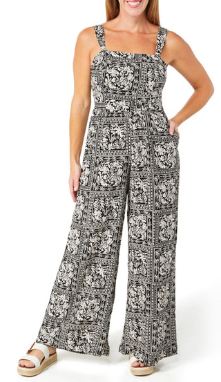Thumbnail 1: BLACK/ IVORY MULTI